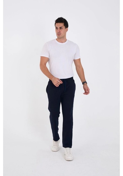 Erkek Üç İplik Basic Eşofman Pantolon - Lacivert