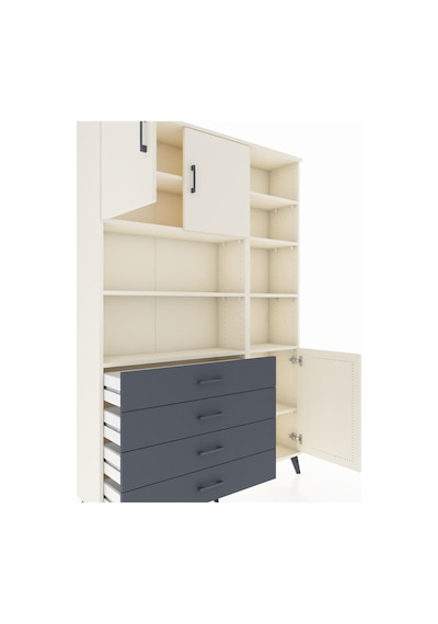 Arges Dolap 9 Raflı 4 Çekmeceli 3 Kapaklı 132x30x195 Aytaşı-aytaşı/antrasit Aytası/antrasıt Arges Dolap 9 Raflı 4 Çekmeceli 3 Kapaklı 132x30x195 Aytaşı-aytaşı/antrasit Aytası/antrasıt