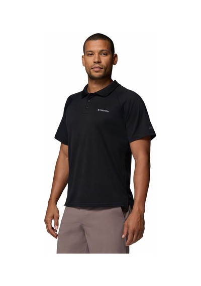 Columbia Alpine Chill Pro Erkek Kısa Kollu Polo Tişört-9246 Siyah