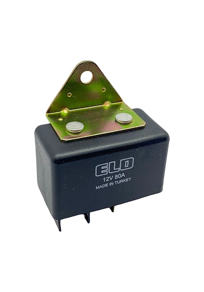 12V Röle 4 Uçlu 80 A Büyük Tip