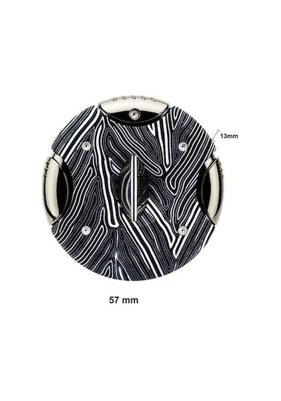 Lubinski Yuvarlak Puro Kesici V-cut Black Pattern 60ring Lb-339
