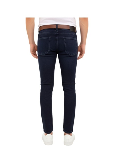 Erkek Silim Fit Jeans Tırnak Eskitme Model Pantolon 311 Bgl-st04975 Lacivert