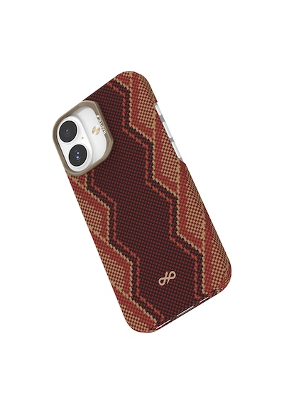 Apple Uyumlu iPhone 17 Kılıf M-safe Şarj Özellikli Raptic Aramid Skin Bionic Serisi Kapak Kırmızı