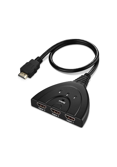 Hdmi Switch Çoklayıcı 4586P Çoğaltıcı 3 Port Çoklama Çoklu Hub