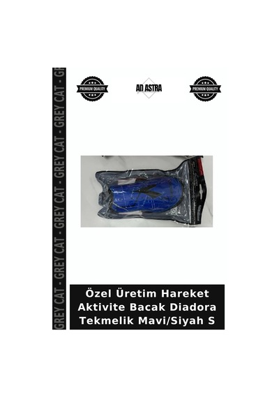 Özel Üretim Hareket Aktivite Bacak Diadora Tekmelik Mavi/siyah S Diğer