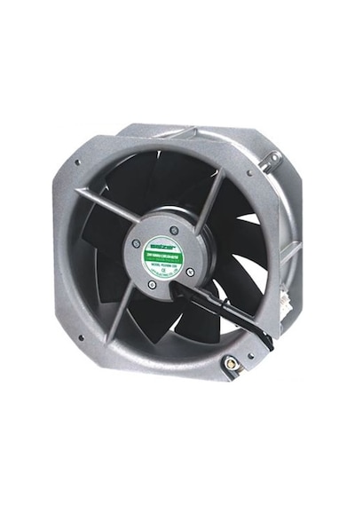 Salzer 225x225x80 Kare Fan 220v Metal Kanat Rulmanlı