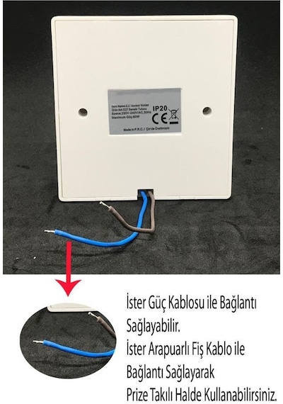 Şahnet 9W 60W 360 Derece Hareket Sensörlü Lamba Beyaz 6500K E27
