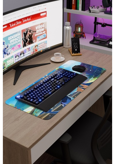 Mualani Genshin Impact Anime Gacha V5 - 70x30 Xl Gaming Mouse Pad Fare Altlığı