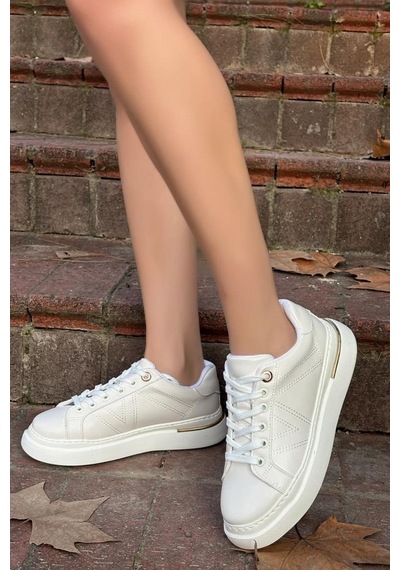 Pisagor 31330 Kadın Sneakers Günlük Spor Ayakkabı Canvas Black