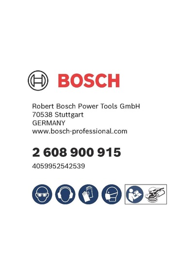 50 X Expert C470 Zımpara Kağıdı 8 Delikli Ahşap Üzerine Boya İçin, Sert Ahşap, Ø 125 Mm, Granülasyon 320, Pro