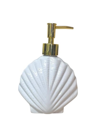 Stoneware Sıvı Sabunluk İstiridye Beyaz 40266