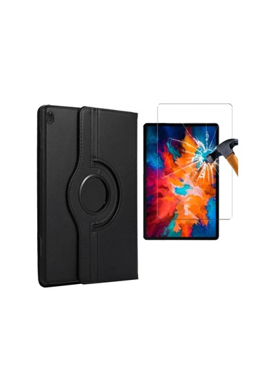 Lenovo Tab M10 Tb-x605f Za480027tr Uyumlu 360 Dönerli Tablet Kılıfı + Ekran Koruyucu