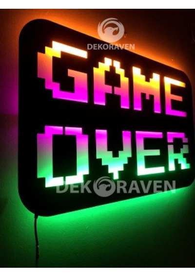 Game Over Led Işıklı Tablo (523524613) Game Over Led Işıklı Tablo (523524613)