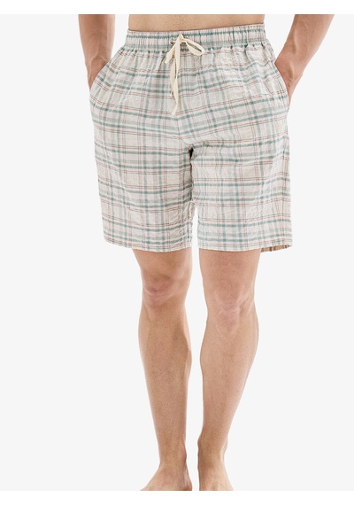 Erkek Pijama Altı Şort 40891 - Ekose Desenli Ekose Desenli