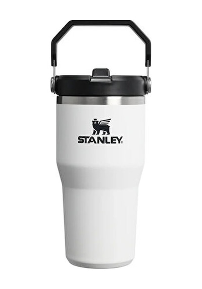 Stanley The Iceflow Flip Straw 2.0 Tumbler 0.60l Pipetli Termos 10-13425-0117 Beyaz