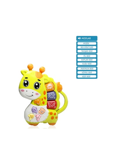 Vardem Oyuncak Işıklı Ve Müzikli Zürafa Bebek Vrd-jlg-855-69a
