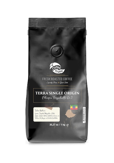 Coffeetropic Terra Single Origin Ethiopia Yirgacheffe GR.2 Öğütülmüş Moka Pot 1 KG