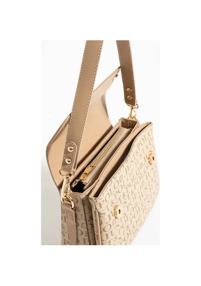 Just Polo Kadın Su Geçirmez Ayarlanabilir Askılı Lüks El & Omuz Çantası Shoulder Bag Ebat: 25 X 15 Cm Vizon