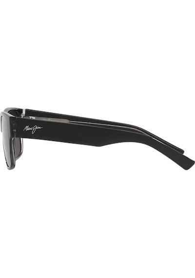 Maui Jim Mj 0873s 001 56 Unisex Kare Siyah Kemik Güneş Gözlüğü Siyah