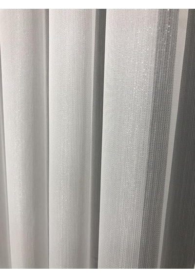 Rendecioğlutekstil Tül Perde Simli Bamboo Kumaş Ütü İstemez 1. Kalite 200 X 260 Ekru Kırık Beyaz Diğer