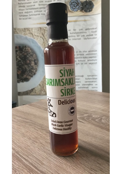 Edovital Doğal Siyah Sarımsaklı Sirke 250 ML