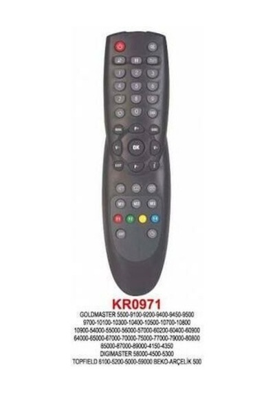 Kumanda 638 Kr0971-beko,Arçelik Uyumlu 500,goldmaster4100 5500 9100 10100