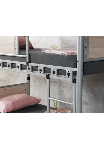Argimo Elegan Metal Ranza Ve Karyola 90 x 190 Beyaz
