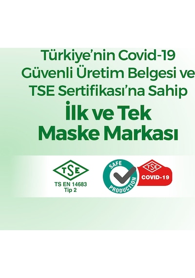 Evony Yumuşak Elastik Kulaklı Cerrahi Maske 50X10 500 Adet