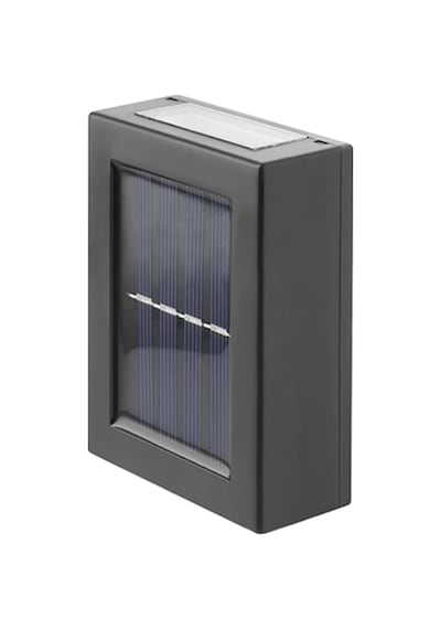Upway Güneş Enerjili Çift Taraflı Dekoratif Duvar Lambası Solar Aplik 2 Adet Gün Işığı