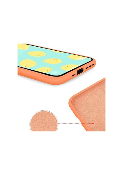 Apple Uyumlu iPhone 11 Pro Kılıf Nano Lansman Silikon Arka Kapak Açık Turuncu