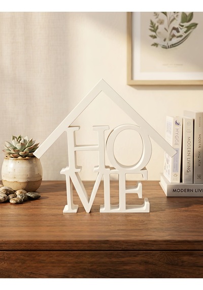 Dekoratif Home Yazılı Masa Üstü Obje Diğer