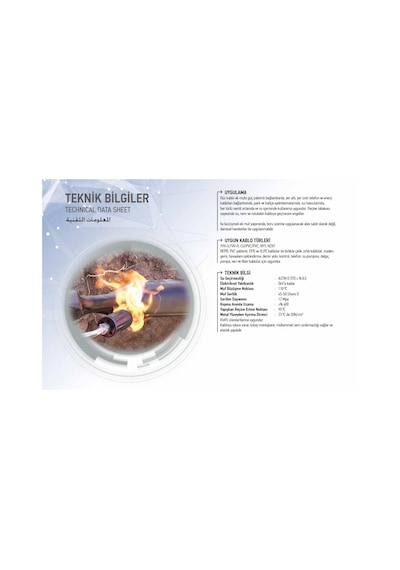 Tamer Isı Büzüşmeli Kablo Ek Muf 4X1.5 0.6-1Kv