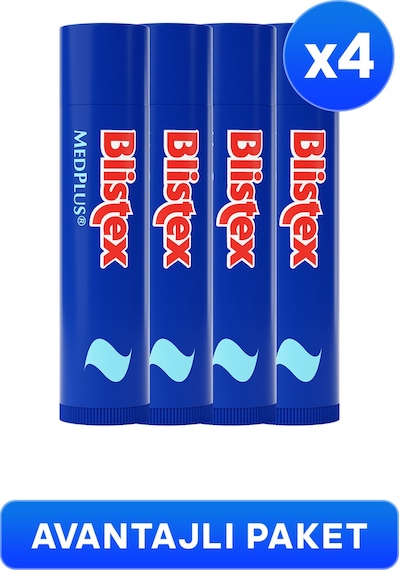 Blistex Medplus Stick Dudak Koruyucu Bakım Kremi 4 x 4.25 G