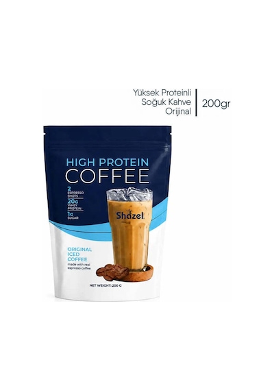 Shazel Yüksek Proteinli Soğuk Kahve Klasik 200g Çekirdek Kahve