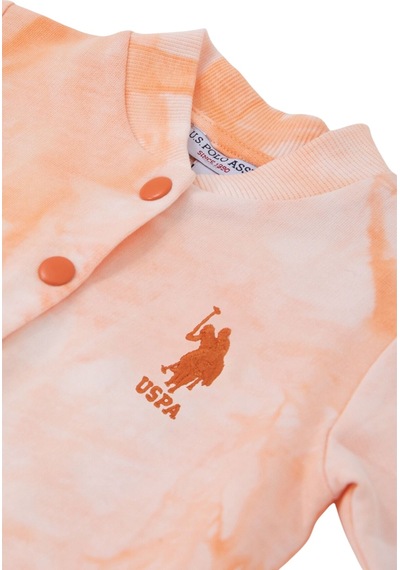 U.S. Polo Assn. Unisex Somon Bebek Hırka Usb1244 Somon