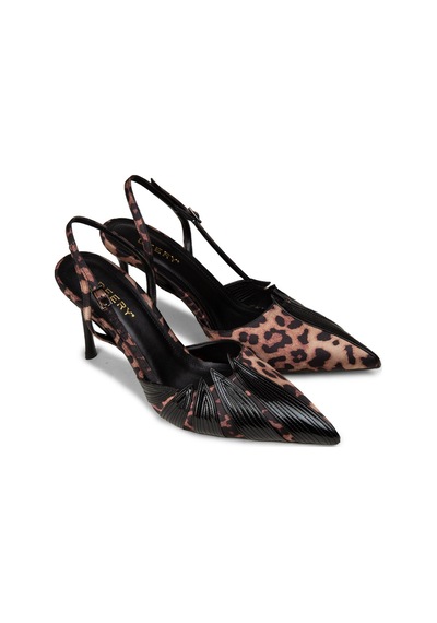 Deery Kadın Leopar Desen Abiye Ayakkabı - V0t29zlprm01 Kahverengi