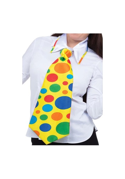 Populermarketim - Palyaço Kravatı Lastikli Geniş Kesim 17x37 Cm Standart