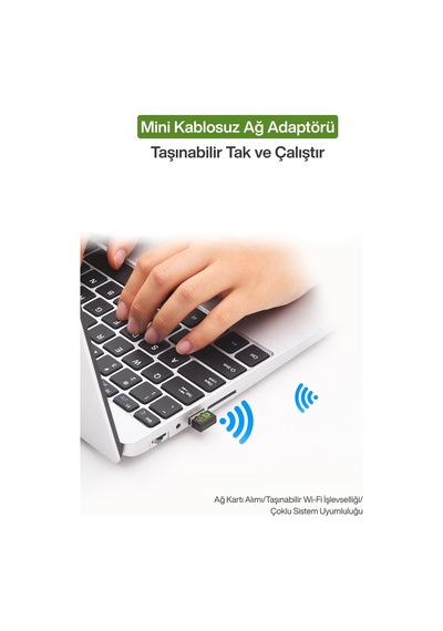 Usb Wifi Adaptör Kablosuz Wifi İnternet Alıcı Ağ Kartı Masaüstü Bilgisayar Pc 300 Mbps 802.11n 89387502