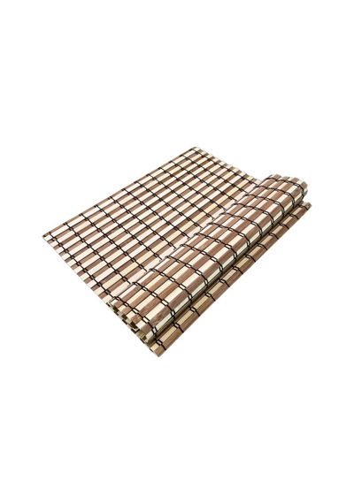 Kahverengi Bambu Hasır Amerikan Servis Tabak Altlığı 1 Adet Model:2010 Kahverengi