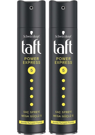 Taft Power Express Saç Spreyi 2 x 250 ML Taft Power Express Saç Spreyi 2 x 250 ML