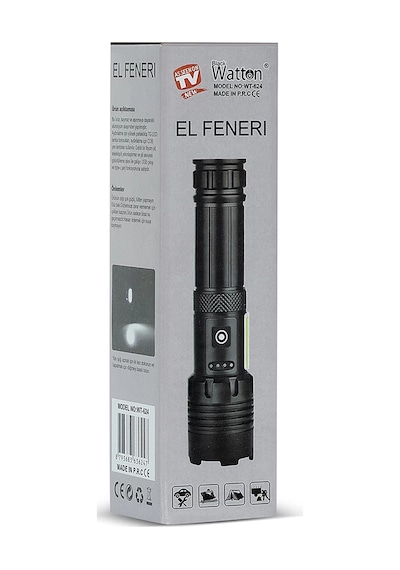 7 Mod Tx6 Powerbank El Feneri Wt-624 Tdrtr Çok Renkli