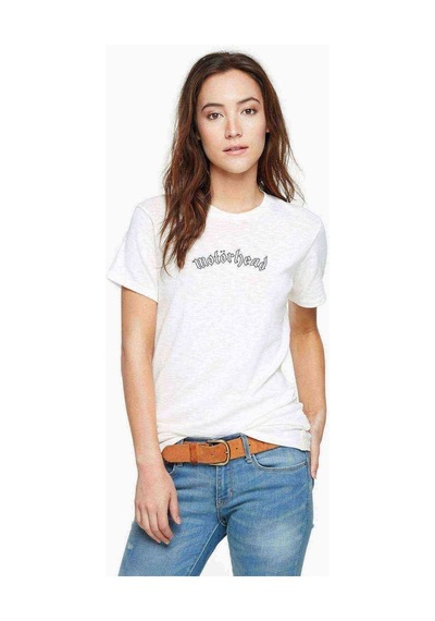 Motorhead Baskılı Beyaz Kadın Tshirt