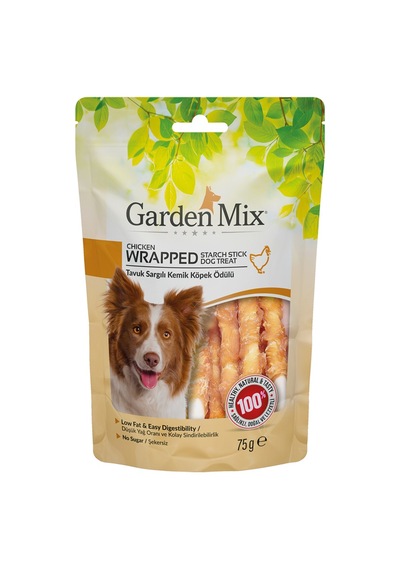 Garden - 266 - Mıx Tavuk Sargılı Kemık Köpek Ödülü - Hcctrend - 75 Gr