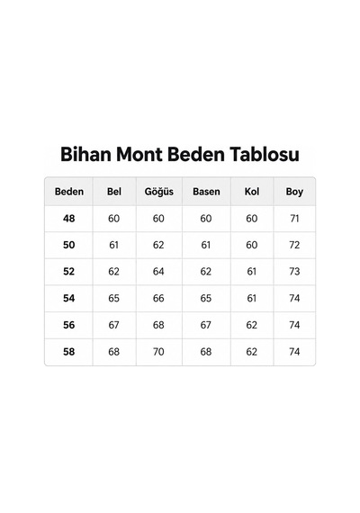 Bihan Store Erkek Hakim Yaka Mevsimlik Mont 030-lacivert