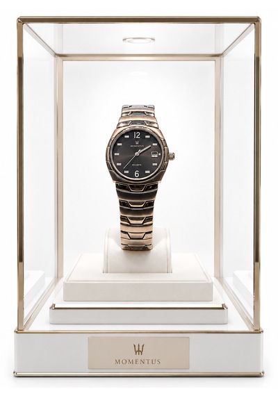 Momentus B858s-03mm Kadın Kol Saati - Vintage Gümüş