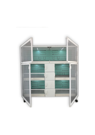 İstanbul Kafes Model 6Ys-Oy Pvc Kuş Dolabı