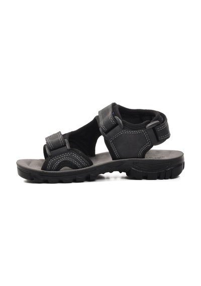 Siyah Çocuk Düz Sandalet 31615 Taurus F Siyah