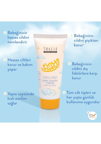 Thalia Calendula & Papatya Özlü Bebek Pişik Kremi 100ml