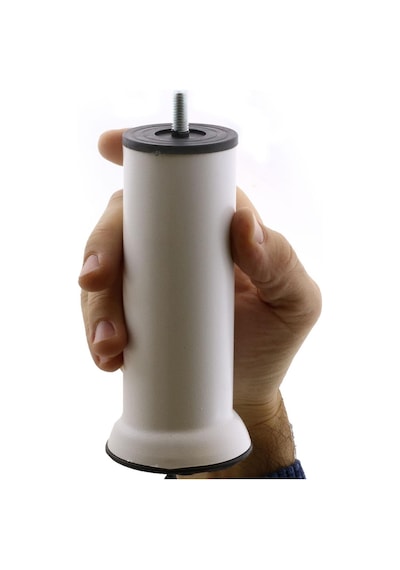 Mobilya Kanepe Baza Koltuk Çekyat Yükseltme Ayağı Plastik, Kalın Diş M10 Beyaz, 15 Cm 4 Adet Beyaz Diğer