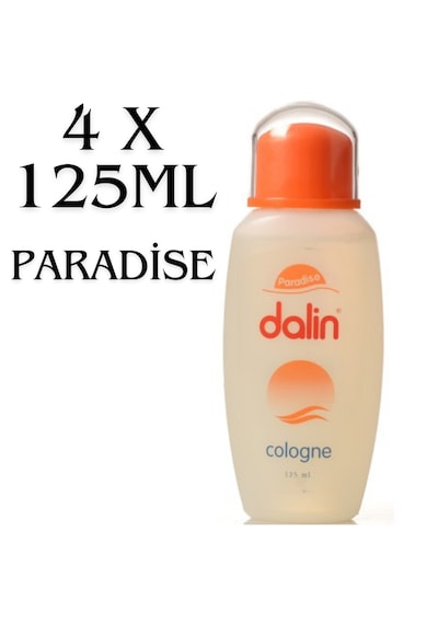 Dalin Paradise Kolonya Turuncu Kapak 4 x 125 ML